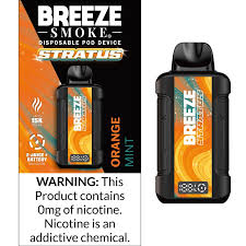 BREEZE STRATUS 15000 ORANGE MINT 5CT