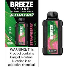 BREEZE STRATUS 15000 STRAWBERRY WATERMELON 5CT