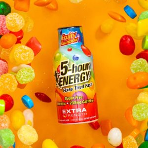 5 HOUR ENERGY EXTRA STRENGTH FRUITY RAINBOW 12CT