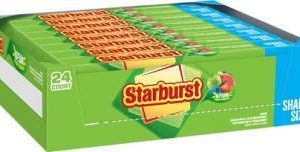 KING SIZE STARBURST SOUR 24CT NEW