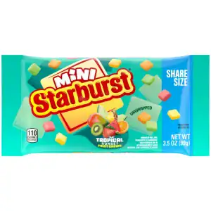 KING SIZE STARBURST MINIS TROPICAL 15CT NEW