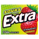 EXTRA SOUR STRAWBERRY 10CT NEW