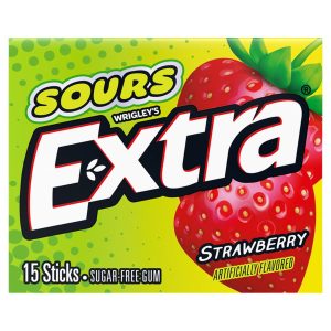 EXTRA SOUR STRAWBERRY 10CT NEW