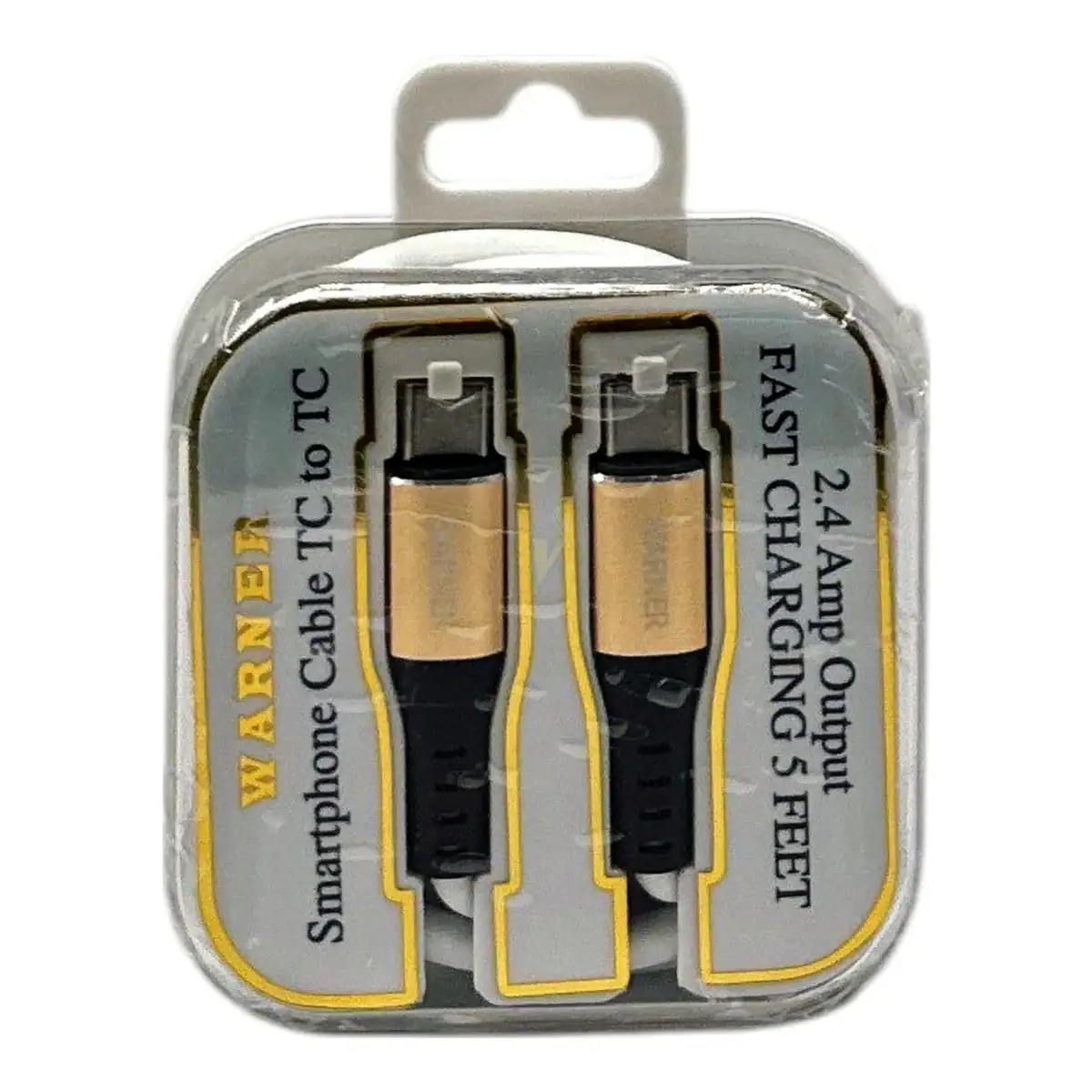 WARNER CHARGER TYPE C TO TYPE C 12CT