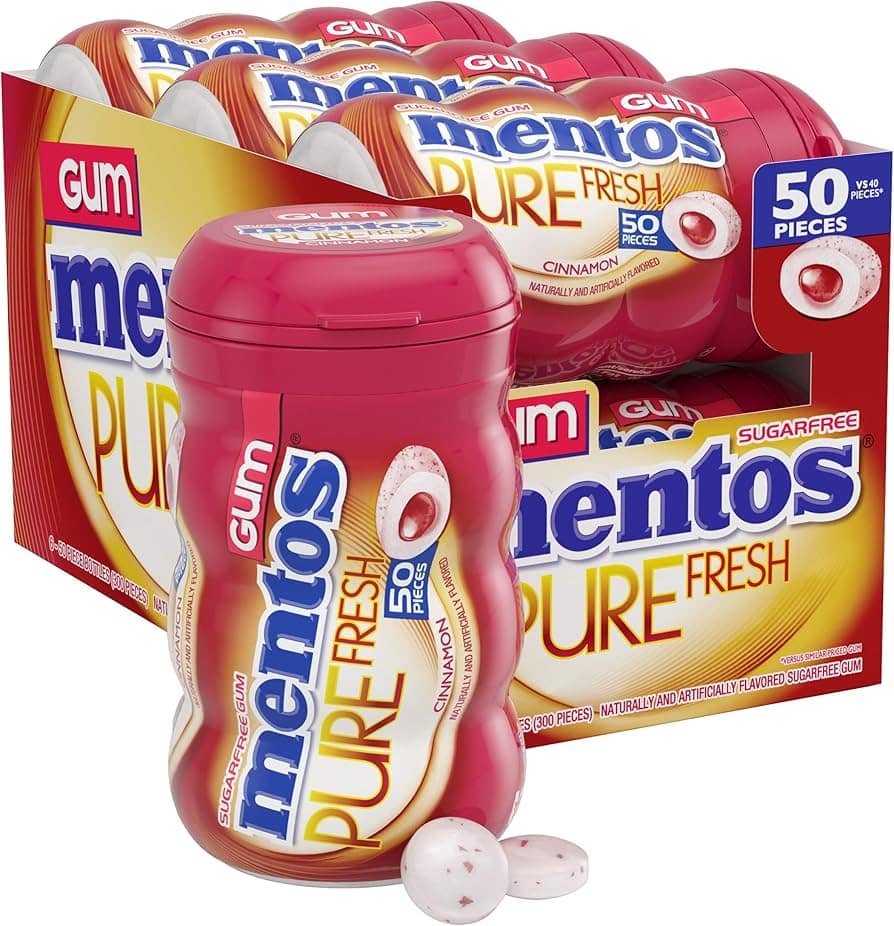 MENTOS GUM 6CT CINNAMON