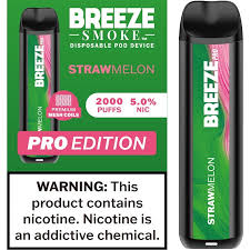 BREEZE PRO 2000 STRAW MELON 10CT