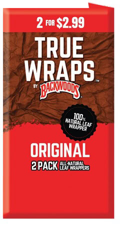 BACKWOOD TRUEWRAPS 2PK 2.99 ORIGINAL 12CT