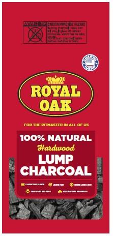 CHARCOAL ROYAL OAK LUMP 8LBS SMALL