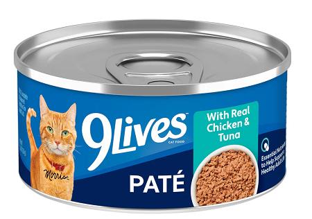 9 LIVES CAN PATE GREEN TX
