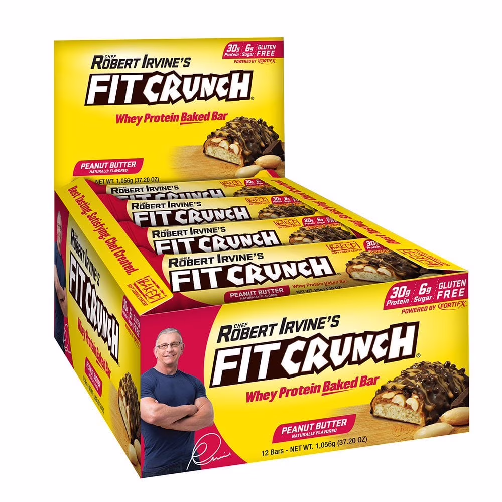 FIT CRUNCH PEANUT BUTTER 12CT