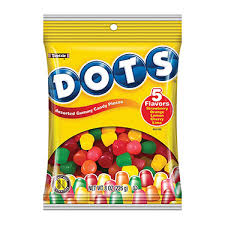 PEG DOTS YELLOW 8OZ