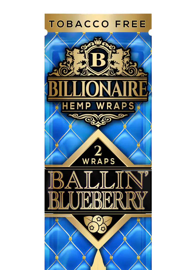 BILLIONAIRE HEMP WRAP BLUEBERRY