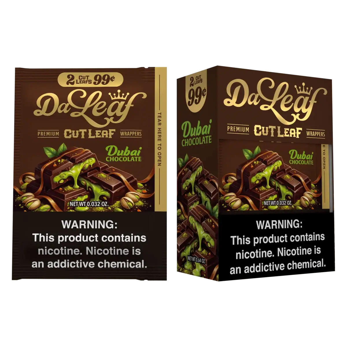 DA LEAF WRAP DUBAI CHOCOLATE 2/99