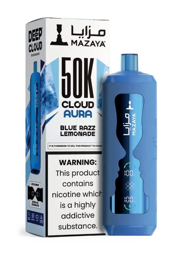 MAZAYA 50K BLUE RAZZ LEMONADE