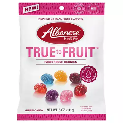 PEG ALBANESE 7.5OZ TRUE TO FRUIT FARM FRESH BERRY
