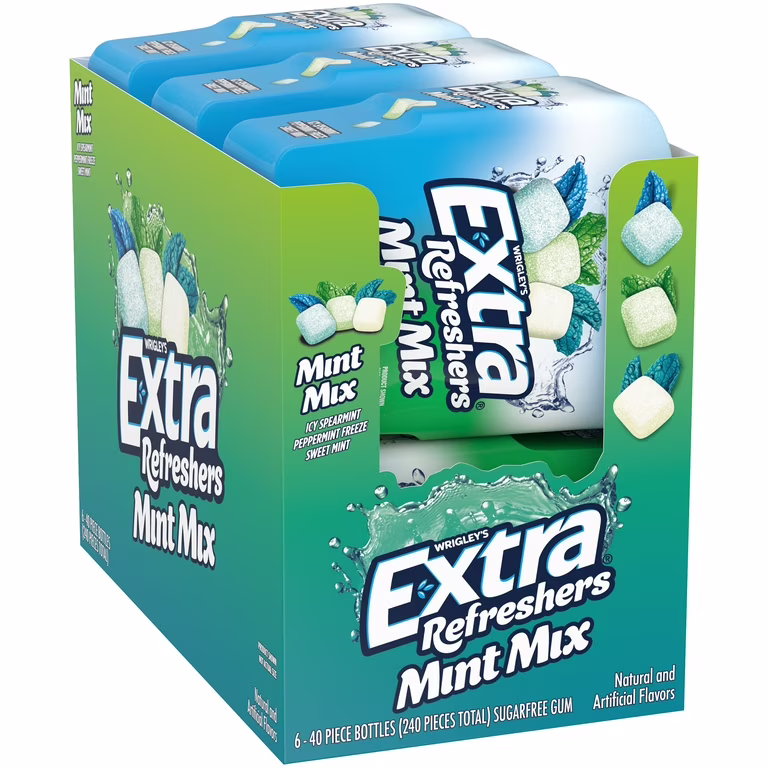EXTRA REFRESHERS MINT MIX 6CT