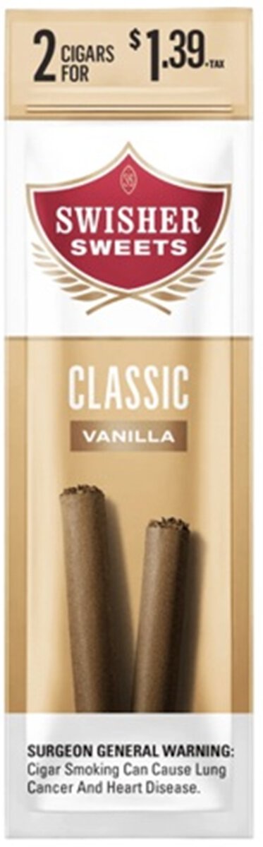 SWISHER VANILLA 1.39 2PK  30CT