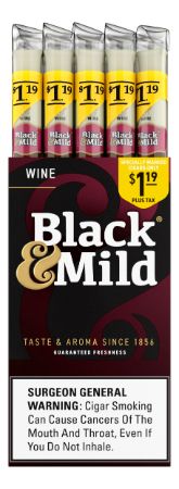 BLACK AND MILD WINE 1.19C 25CT