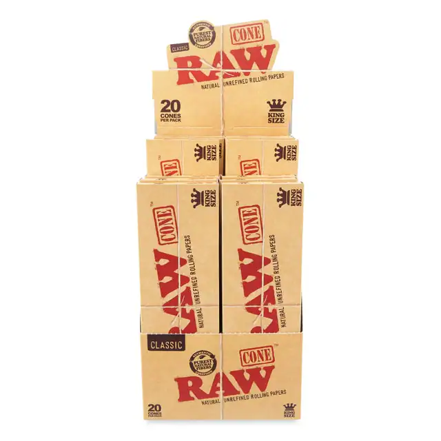 RAW 20CT CONES 8CT KING