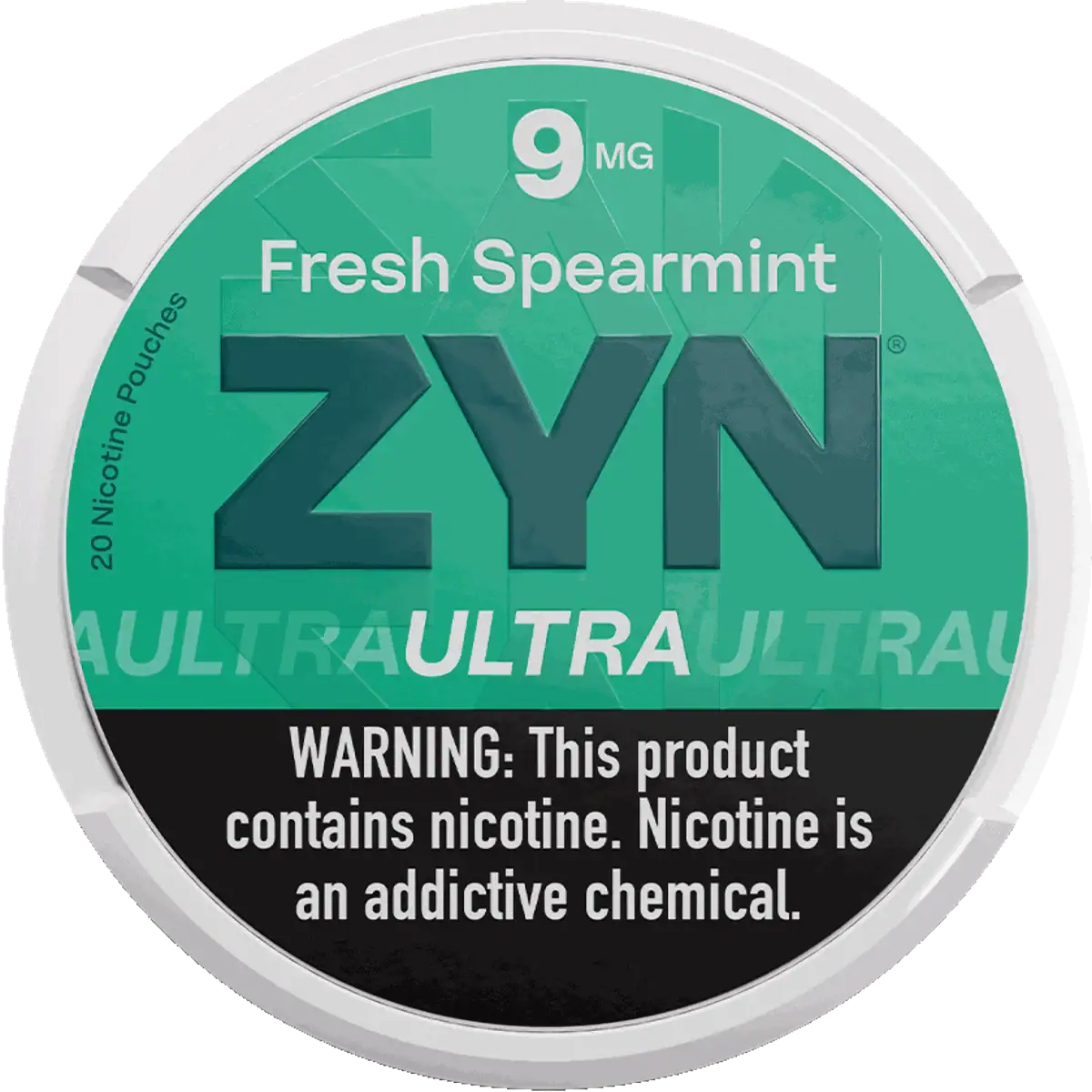 ZYN ULTRA 9MG FRESH SPEARMINT NIC POUCHES 5CT