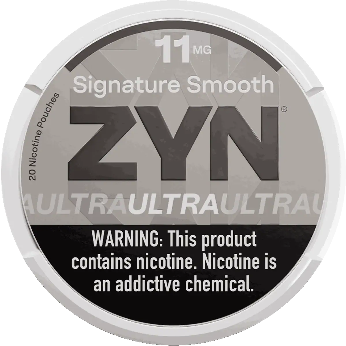 ZYN ULTRA 11MG SIGNATURE SMOOTH NIC POUCHES 5CT
