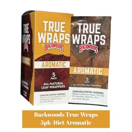 BACKWOOD TRUEWRAPS AROMATIC 16CT
