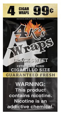 4 KINGS WRAP BLACK SWEET 4/99