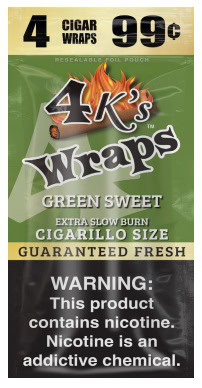 4 KINGS WRAP GREEN SWEET 4/99