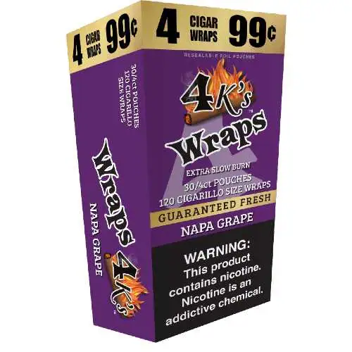4 KINGS WRAP NAPA GRAPE 4/99
