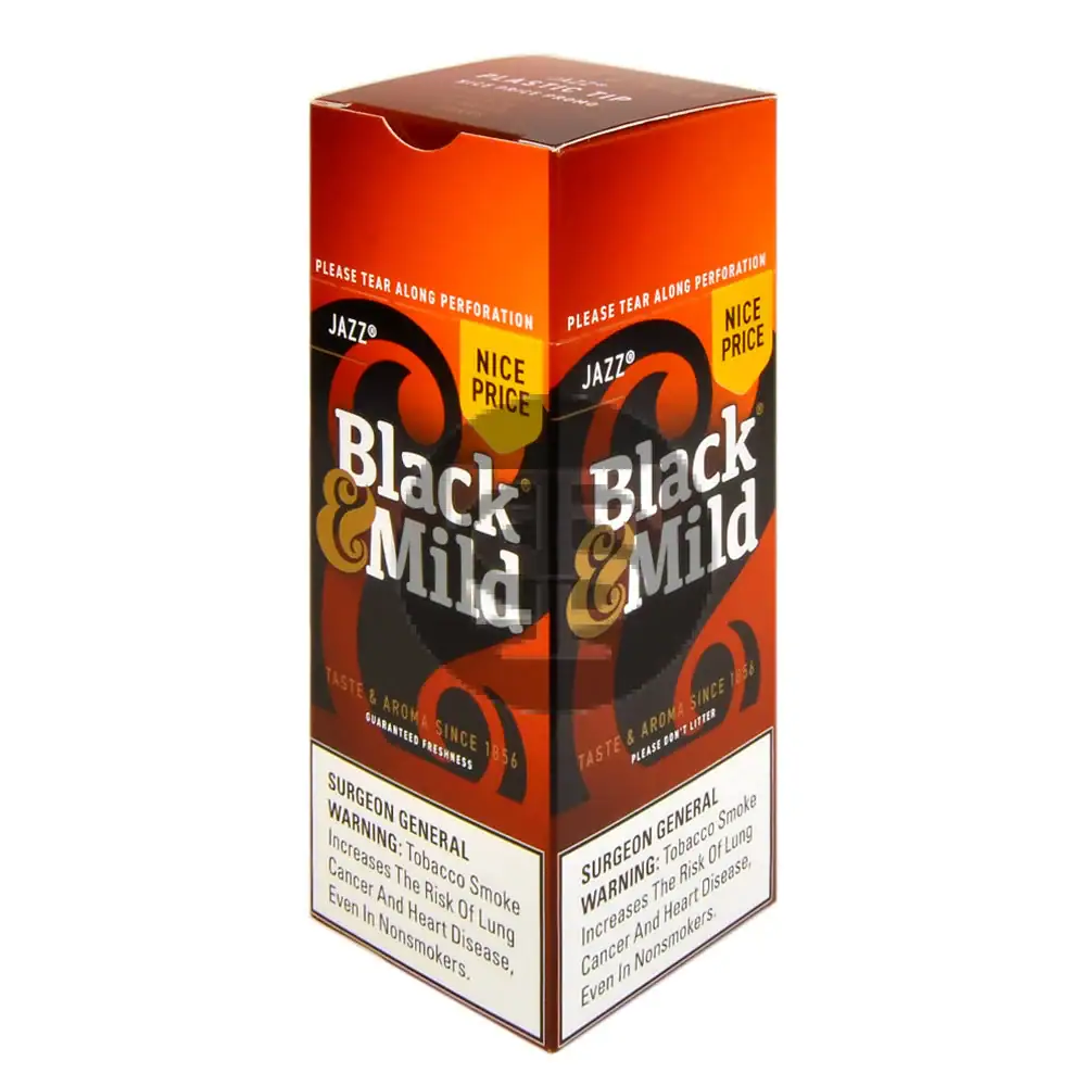 BLACK AND MILD JAZZ PLASTIC SINGLE NICE PRICE 25CT