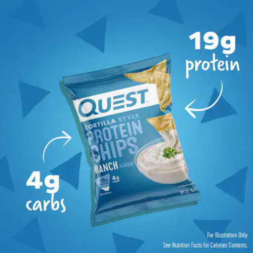 QUEST PROTEIN CHIPS RANCH 8 CT