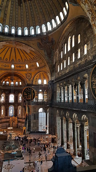 Hagia Sophia in Istanbul interior