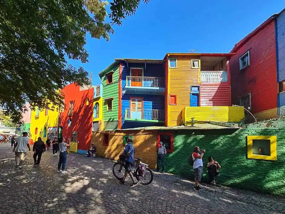 The colorful La Boca neighborhood in Buenos Aires is not a safe place after dark