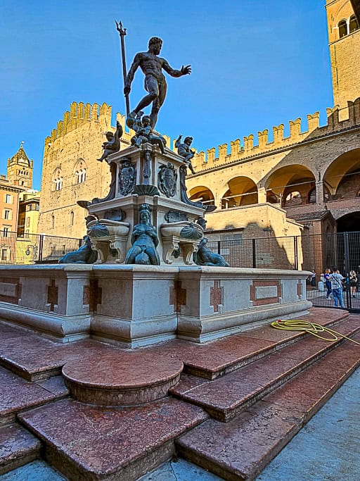 Neptune Fountain is one of the iconic landmarks of Bologna and one of the best spots for photography
