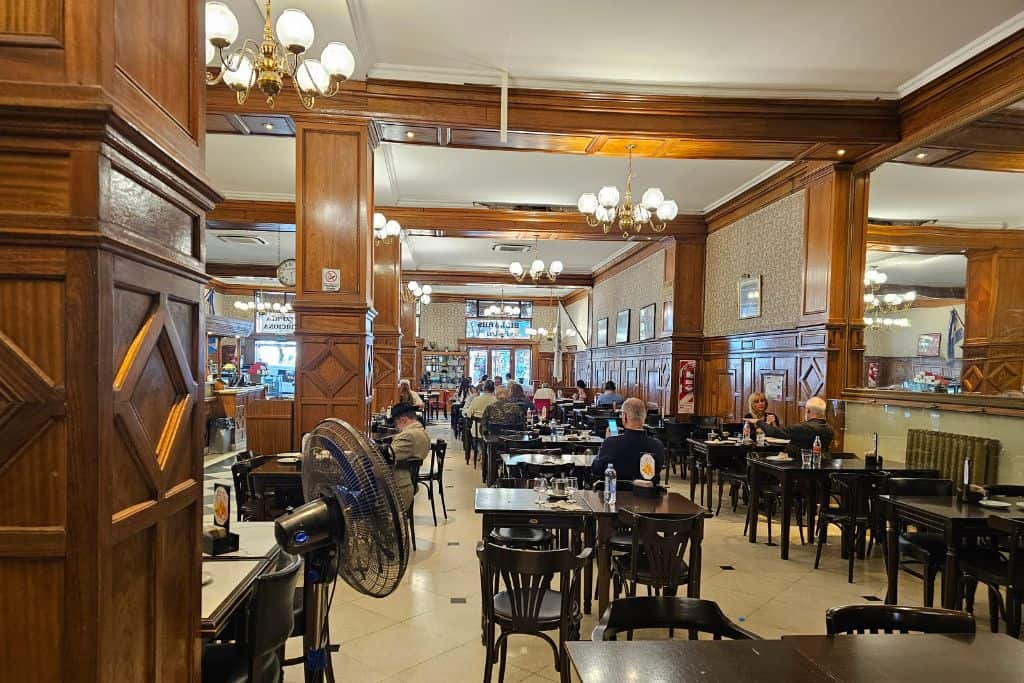 Los 36 Billares in one of the many notable bars and cafes in Buenos Aires
