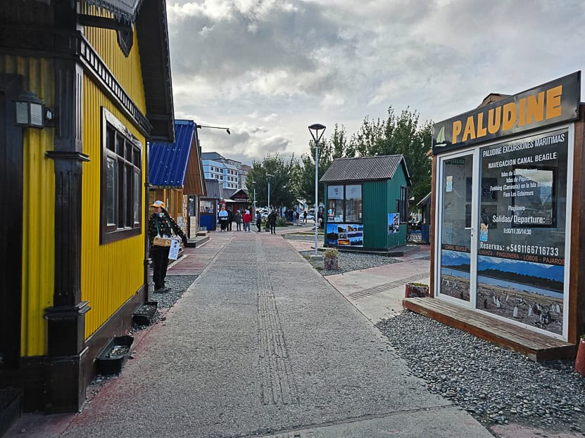 Paludine booth at Ushuaia Pier
