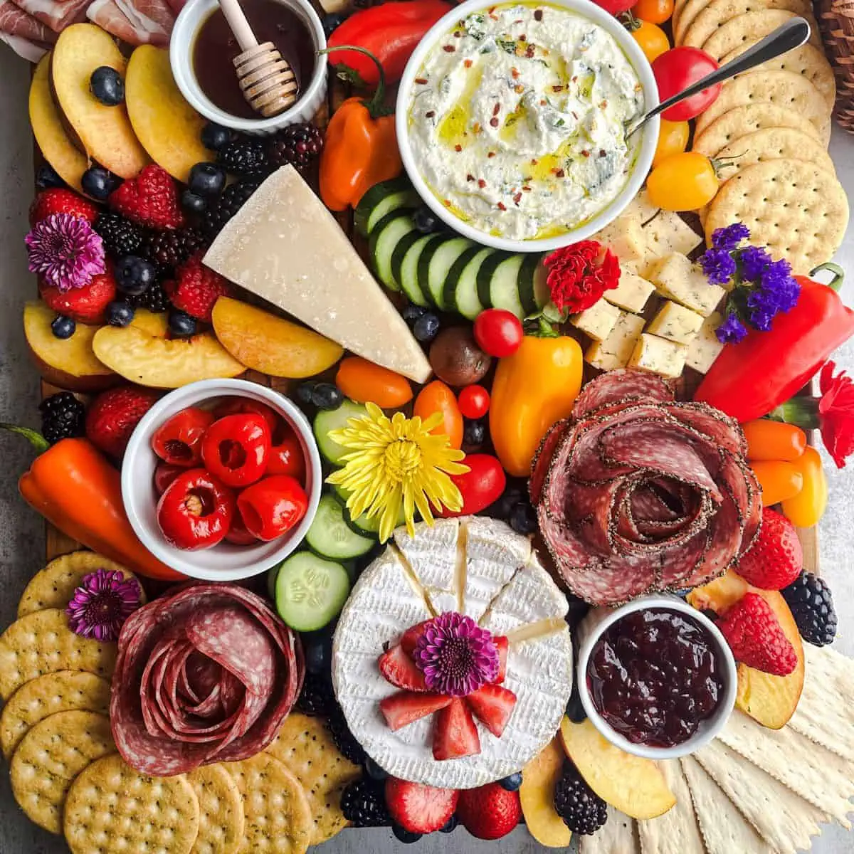 Easy Breezy Summer Party Charcuterie Board