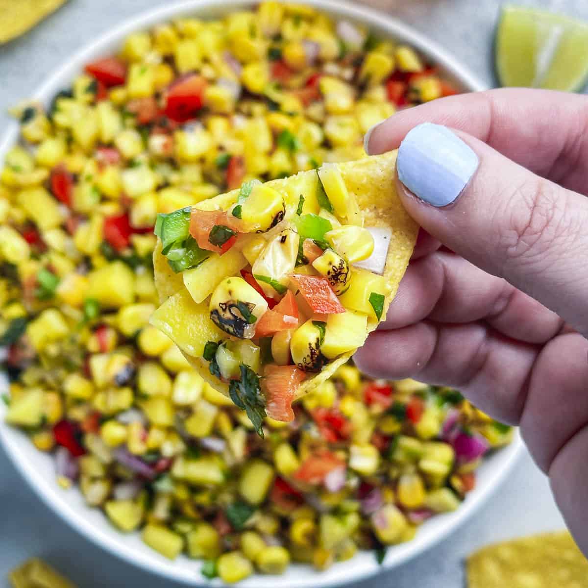 Fresh Mango Corn Salsa