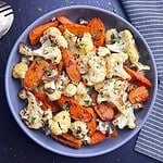 Simple Roasted Carrots and Cauliflower