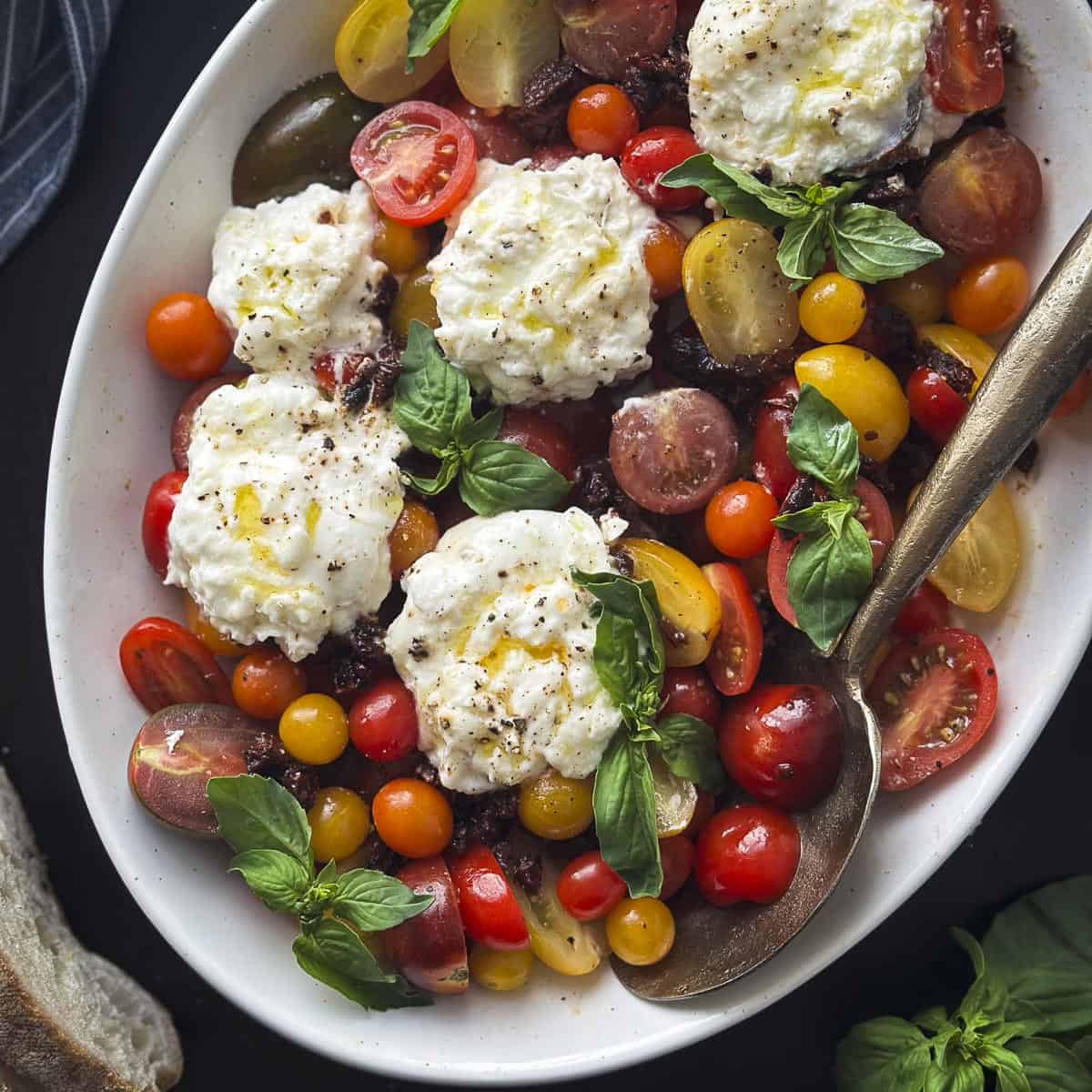 Gourmet Burrata Caprese Salad
