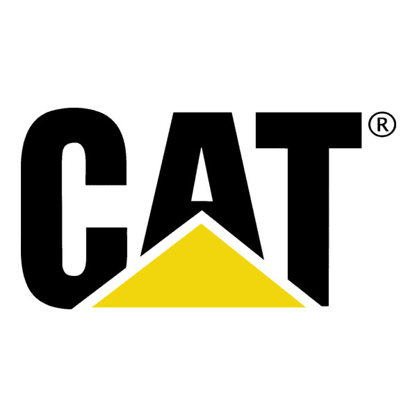 Maquinarias.pro logo de Caterpillar (CAT) en color negro con triángulo amarillo, representando maquinaria pesada, equipo de construcción y repuestos de alta calidad en Venezuela.