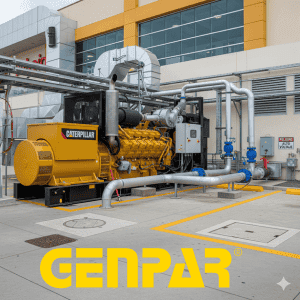 Generador de energía Caterpillar de alta eficiencia para aplicaciones industriales y comerciales en Venezuela. Soluciones confiables y duraderas para mantener tu negocio en marcha.