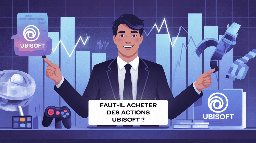 faut-il acheter des actions ubisoft graphique investissement jeux vidéo