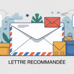 lettre recommandée exemple illustration enveloppe expéditeur destinataire