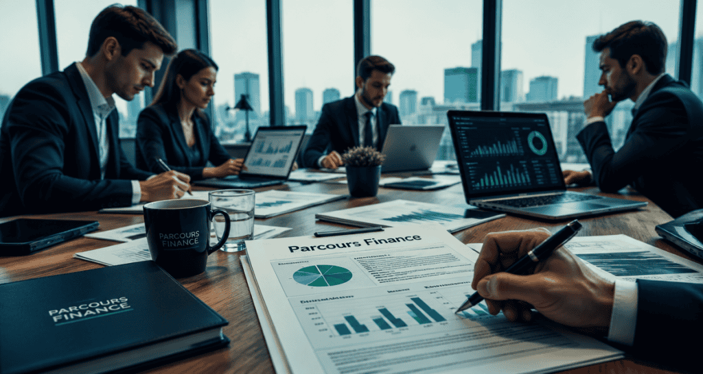 etude en finance salle de réunion