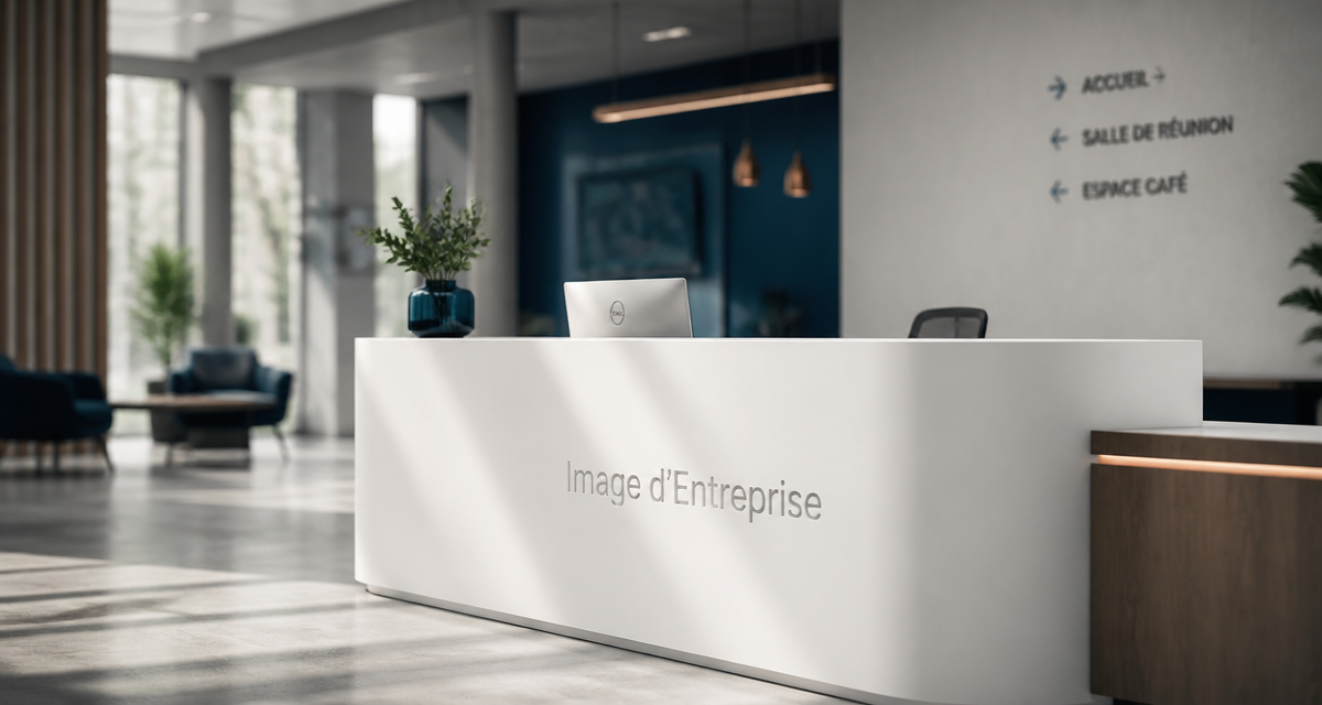 entreprise image hall d'accueil élégant