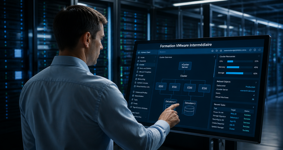 formation vmware intermediaire administrateur cluster vsphere