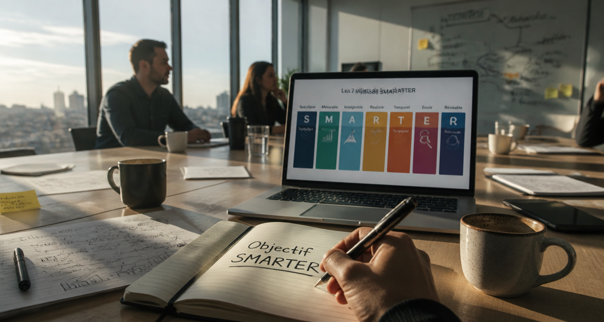Réunion avec schéma objectif SMARTER