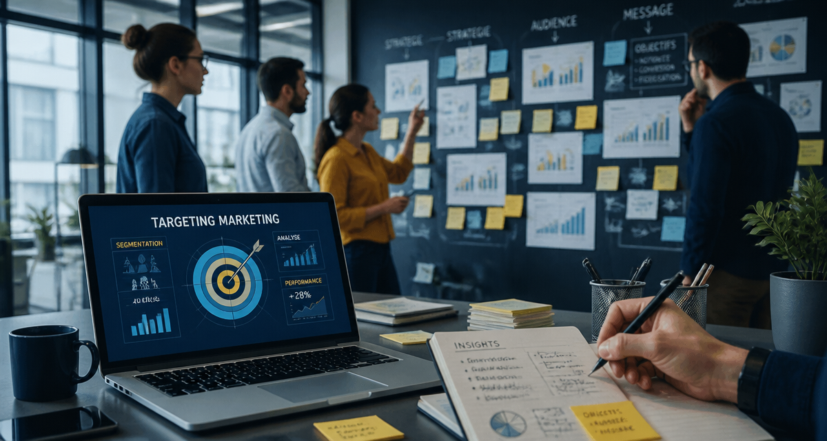 targeting targeting marketing équipe brainstorming