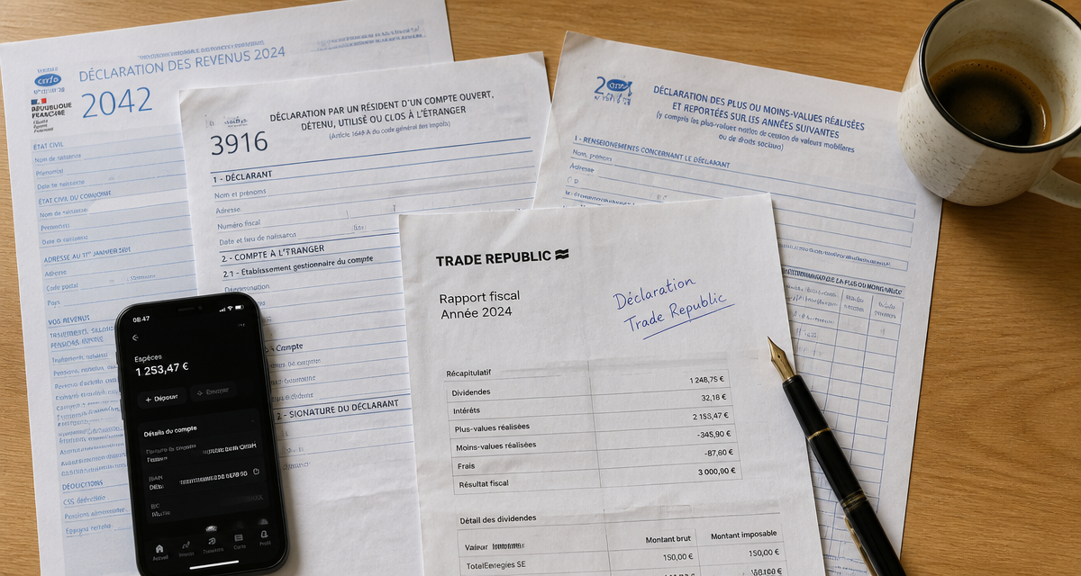 trade republic declaration impot formulaires fiscaux